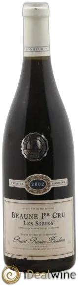 photo du vin Beaune 1er Cru les Sizies Pascal Prunier-Bonheur 2002