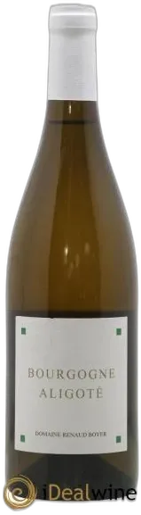 capture du vin Bourgogne Aligoté Renaud Boyer 2022