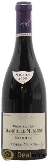 image du vin Chambolle-Musigny 1er Cru les Charmes Vieilles Vignes Frédéric Magnien 2003