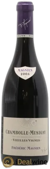photo du vin Chambolle-Musigny Vieilles Vignes Frédéric Magnien 2005