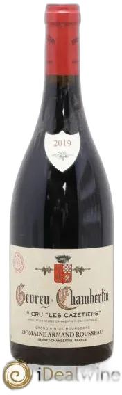 photo du vin Gevrey-Chambertin 1er Cru les Cazetiers Armand Rousseau 2019