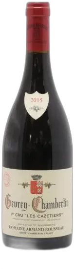 image du vin Gevrey-Chambertin 1er Cru les Cazetiers Armand Rousseau 2015