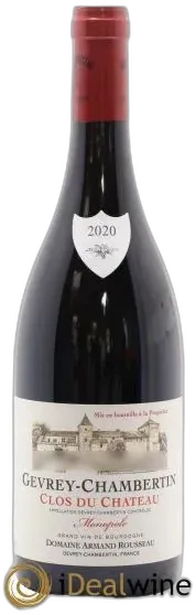 illustration du vin Gevrey-Chambertin Clos du Château Armand Rousseau 2020