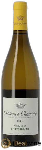 image du vin Mercurey en Pierrelet Château de Chamirey 2021