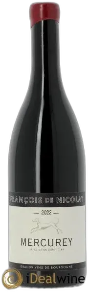 illustration du vin Mercurey François de Nicolay 2022