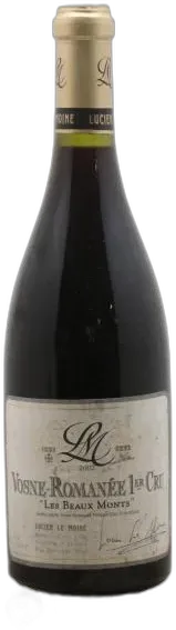 photo du vin Vosne-Romanée 1er Cru les Beaux Monts Lucien le Moine 2002