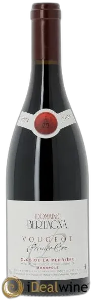 image du vin Vougeot 1er Cru Clos de la Perrière Monopole Bertagna 2023
