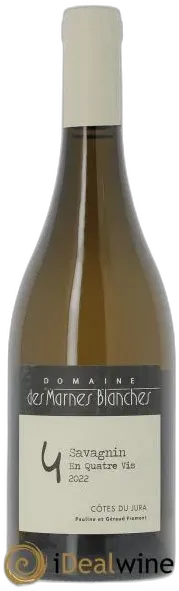 illustration du vin Côtes du Jura en Quatre Vis Savagnin Marnes Blanches 2022