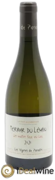 photo du vin Vin des Allobroges Terroir du Léman un Matin Face au Lac les Vignes de Paradis 2021