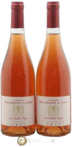 image du vin Costières de Nîmes les Galets Rosés Château Mourgues du Grès 2011