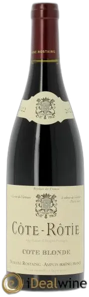 vue du vin Côte-Rôtie Côte Blonde René Rostaing