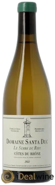 photo du vin Côtes-du-Rhône Santa Duc le Serre du Rieu Famille Gras