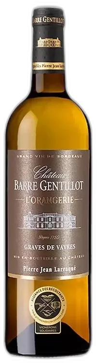 image du vin Château Barre Gentillot l’Orangerie Blanc