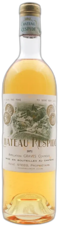 photo du vin Château Respide 1971