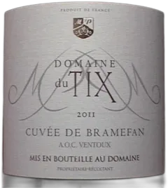 photo du vin Cotes du Ventoux Domaine du Tix Cuvee Bramefan