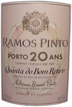vue du vin Porto Ramos Pinto Quinta Bom Retiro 20 Ans