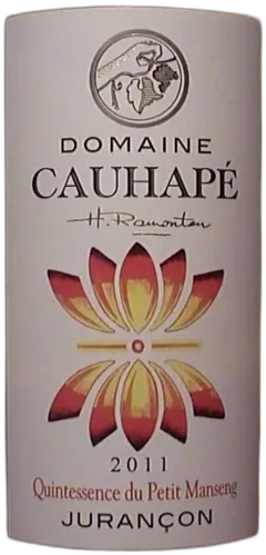 vue du vin Jurancon Doux Domaine Cauhape Quintessence Demie