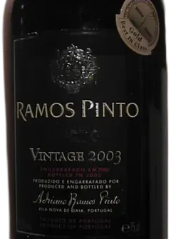 photo du vin Porto Ramos Pinto Vintage 2003 2003