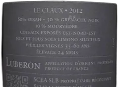 illustration du vin Cotes du Luberon Bastide du Claux le Claux