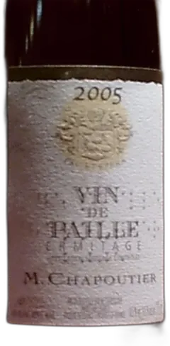 photo du vin Vin de Paille Ermitage Maison Chapoutier Demie