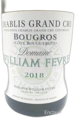 photos du vin Chablis Grand Cru William Fevre Bougros Cote Bouguerots