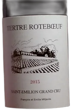 photo du vin Saint Emilion Grand Cru Chateau Tertre Roteboeuf 2015