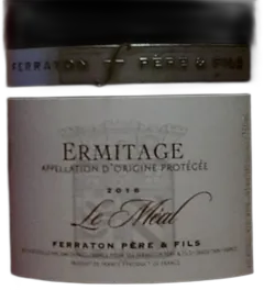 photo du vin Ermitage Ferraton Pere & Fils le Meal 2016