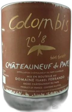 illustration du vin Chateauneuf du Pape Famille Isabel Ferrando Colombis Maxi 1