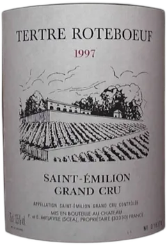 image du vin Saint Emilion Grand Cru Chateau Tertre Roteboeuf 1997