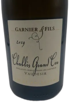 photo du vin Chablis Grand Cru Garnier et Fils Vaudesir