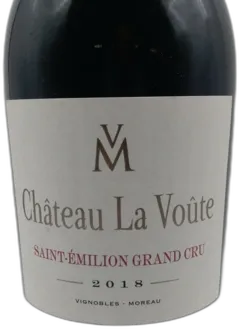 photo du vin Saint Emilion Grand Cru Chateau la Voute