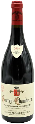 capture du vin Gevrey-Chambertin 1er Cru Lavaux st Jacques 2019 Armand Rousseau