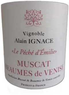 photo du vin Muscat de Beaumes de Venise Vignoble Alain Ignace Chopine