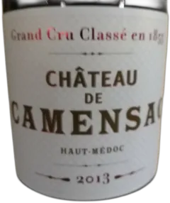 photo du vin Haut Medoc Chateau Camensac 2013