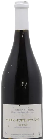 image du vin Vosne Romanée les Reas 2010 Domaine Bizot