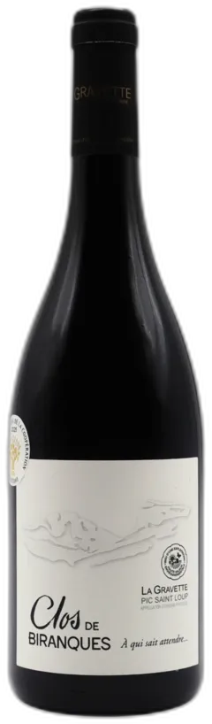 capture du vin Pic Saint-Loup Clos des Biranques Cuvée "a Qui Sait Attendre"