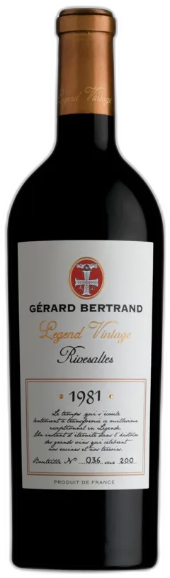 vue du vin Legend Vintage Vins Doux Naturels Rivesaltes