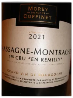 photo du vin Chassagne Montrachet 1er Cru en Remilly