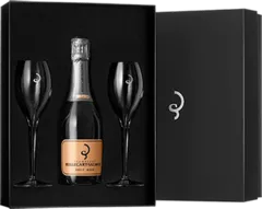 photo Billecart-Salmon Dégustation Brut Rosé Bouteille & Flûtes