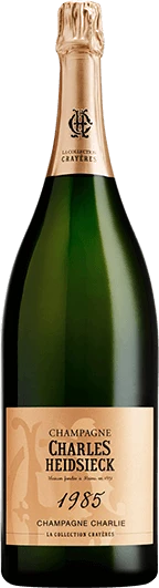 photo Charles Heidsieck Champagne Charlie Collection Crayères 1985