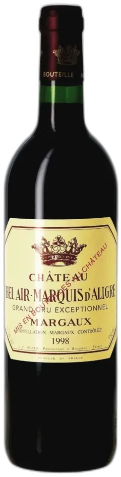 image du vin Château Bel Air Marquis d’Aligre 1998