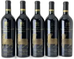 vue du vin Mouton Rothschild Pauillac 2000