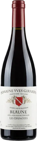 illustration du vin Beaune les Epenotes Rouge 2023 Domaine Yves Girardin