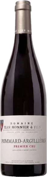 aperçu du vin Pommard 1er Cru Argilllières Rouge 2020 Domaine Jean Monnier et Fils