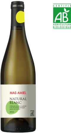 image du vin Mas Amiel Natural Blanc Magnum 2022