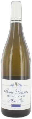 photo du vin Saint Romain Blanc "les Cinq Climats" Domaine Alain Gras