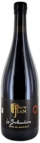 photo du vin Côte de Brouilly "les Berthaudière" Domaine du Père Jean