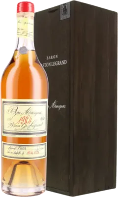 image du vin Baron Gaston Legrand 1984