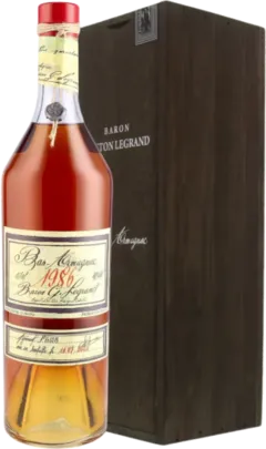 capture du vin Baron Gaston Legrand 1986