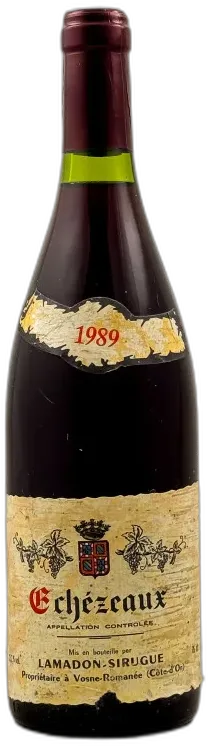 image du vin Lamadon Sirugue Echezeaux 1989